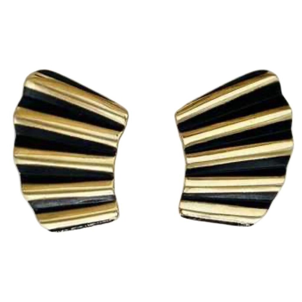 Vintage Sarah Coventry “Fame” Art Deco inspired clip earrings.